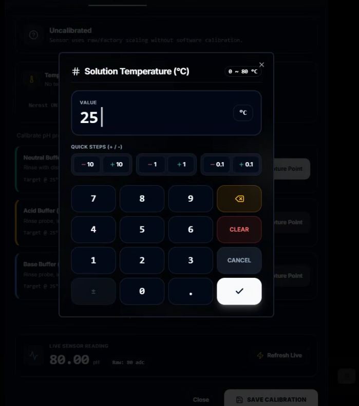 CeresFlows Simple Mode Touch Numpad Modal